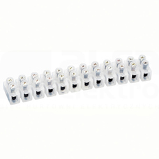 NYLBLOC 4mm/12ZAC biały Listwa zaciskowa