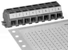 261-602 biały Mata oznacznikowa 1-12 (40x)