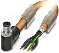 SAC-4P-M12MRS/7,62-PUR PE SH Kabel mocy
