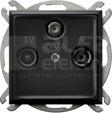 ARIA DATA 5-862 MHz czarny metalik Gniazdo RTV
