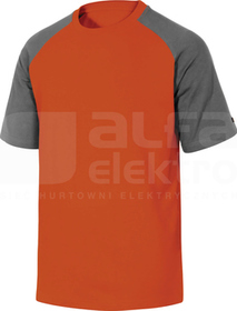 GENOA szaro-pomarańczowy L T-shirt
