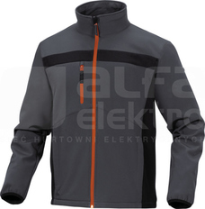 LULEA2 szaro-pomarańczowy XL Bluza softshell
