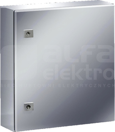 AE 400x500x210 SWG 1.4301 Szafa z płytą montażową metalowa