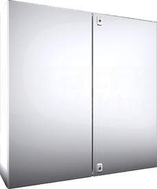 AX 1000x1000x300 1.4301 Szafa z płytą montażową metalowa