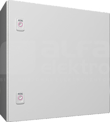 AX 500x500x210 IP66 Szafa z płytą montażową metalowa