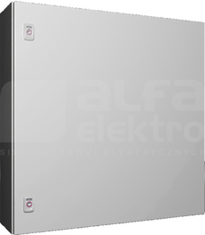 AX 760x760x210 RAL7035 Szafa z płytą montażową metalowa