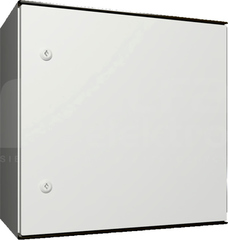 KS 500x500x300 RAL7035 Szafa z płytą montażową z tworzywa