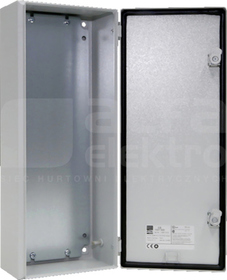 EB E-Box 200x500x120 RAL7035 Obudowa z płytą montażową metalowa