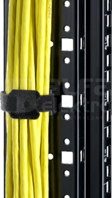 RAL9005 (10szt) Uchwyt taśmy rzepowej