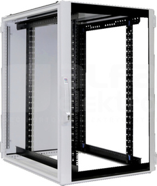 DK TS IT 800x1200x1000 24U Szafa drzwi szklane pełne metalowa