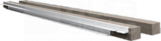 VX 800mm (2szt) Profil do wprowadzania kabli tylny
