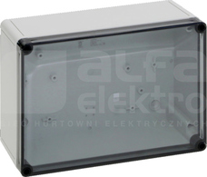 PK 254x180x90 IP66 Obudowa PC pokrywa transp z tworzywa