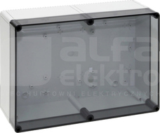 PK 360x254x111 IP66 Obudowa PC pokrywa transp z tworzywa