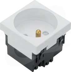 EER1339010 2P+Z 33D 45x45mm biały Gniazdo 1-krotne