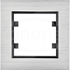 LUMINA aluminium srebrny Ramka 1-krotna