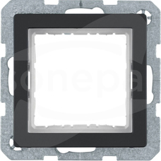 Q.x systo 45x45mm antracyt aksamit Zestaw adaptacyjny