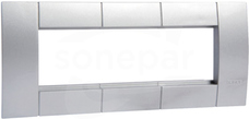 GT453ALU 45x45 aluminium Ramka 3-krotna
