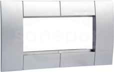 GT452ALU 45x45 aluminium Ramka 2-krotna