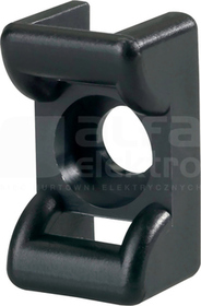 KR8G5-PA66HS-BK czarny Cokół mocujący