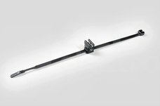 Q50REC4A-PA66W-BK 210x4,7 czarny UV Opaska kablowa montowana na krawędzi 1-3mm