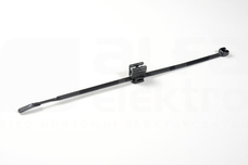 Q50REC4B-PA66W-BK 210x4,7 czarny UV Opaska kablowa montowana na krawędzi 1-3mm