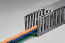 HTWD-PN-100X80-PVC-GY szary Kanał grzebieniowy bezhalogenowy