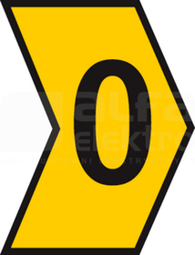 HGDC1-3 0-PVC-YE żółty Oznacznik