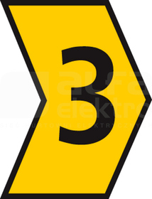 HGDC1-3 3-PVC-YE żółty Oznacznik