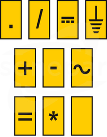 WIC1-SIGN-PA66-YE żółty Oznacznik zatrzaskowy