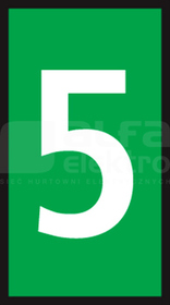 WIC3-5-PA66-GN zielony Oznacznik zatrzaskowy