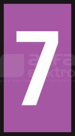 WIC3-7-PA66-VT fioletowy Oznacznik zatrzaskowy