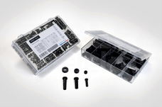 HOT Kit-PVC-FR-BK czarny Zestaw odgiętek i przelotek