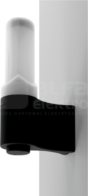 CAICOS 18W G24q2 OPAL IP66 czarny Oprawa ogrodowa