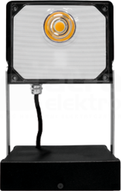 LITO 12W 3000K IP66 czarny Projektor LED