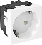 SKSD3RW1 BIAŁY GNIAZDO SCHUKO 1x