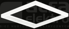 PRATO LED obudowa NT do 300x1200 biala Ramka do paneli LED 305x1205 H=45mm