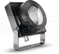 LITO 230 LED 19W/3000K 2000lm 38D IP66 czarny Projektor LED