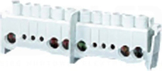 KG PN 01 PE+N 2x(3x25+3x4mm2) Zacisk śrubowy