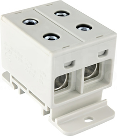 ZGX 35MM2 2x35 SZARA Złączka na szynę TH