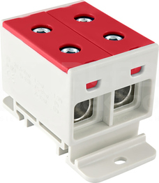 ZGX 35MM2 2x35 CZERWONA Złączka na szynę TH