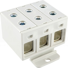 ZGX 50MM2 3x50 SZARA Złączka na szynę TH