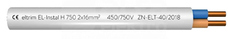 EL-INSTAL H 750 3G1,5 /750V Przewód bezhalogenowy  (Dca)