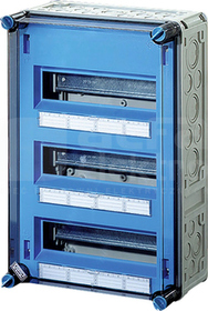 MI 81336 IP65 3x12 N+PE Obudowa modułowa natynkowa