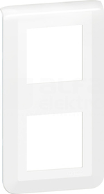 M45 2x2M biały Ramka pionowa