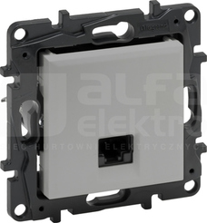 NILOE STEP RJ45 kat.5e UTP aluminium Gniazdo komputerowe