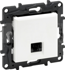 NILOE STEP RJ45/KAT6 FTP biały Gniazdo