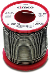 S-Sn60Pb38Cu2 2mm/250g Spoiwo