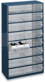RAACO 552x306x150mm typ 150-4 (16 szuflad) Organizer z szufladami