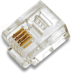 RJ11 6P/4C (100szt) Wtyczka