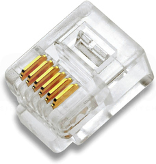 RJ12 P/6C (100szt) Wtyczka